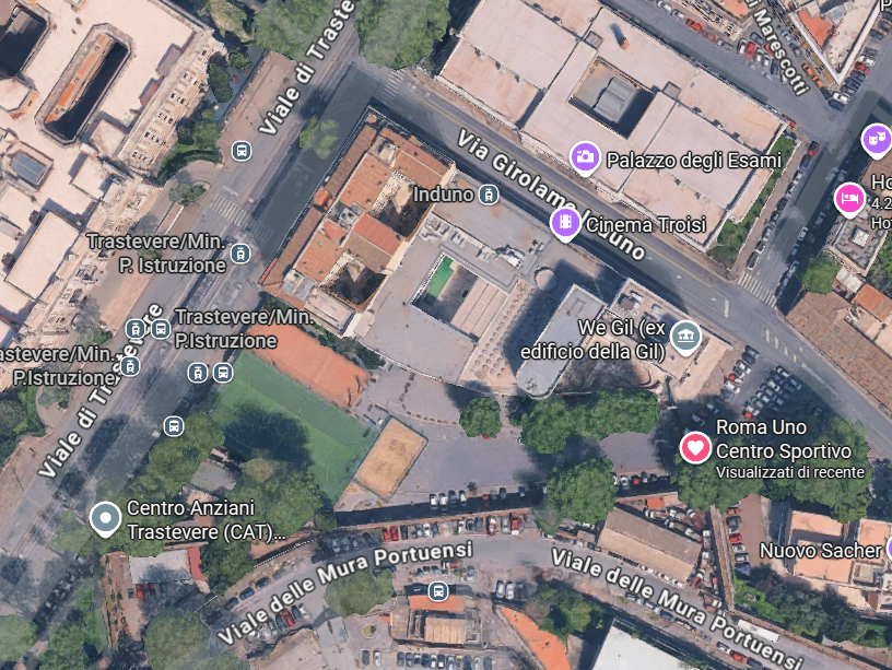 Mappa posizione Roma Uno